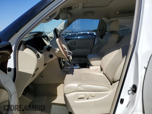 2012 Infiniti QX56 7-passenger with VIN JN8AZ2NE5C9017052, listed as a Copart auction lot 48788315 with 161,824 mi miles and Salvage Title. Bid and sale history available at carsss.com. Image 7.