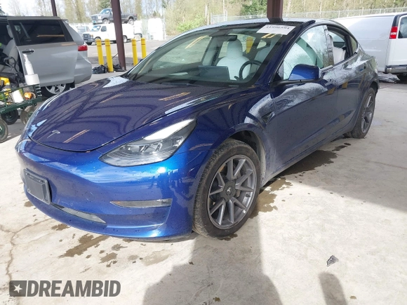 2022 Tesla Model 3 Long Range with VIN 5YJ3E1EB3NF267365, listed as a IAAI auction lot 41996594 with 32,687 mi miles and . Bid and sale history available at DreamBid. Image 18.
