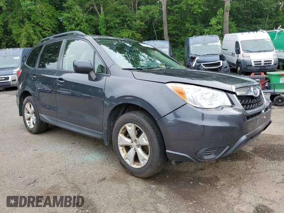 2014 Subaru Forester Premium with VIN JF2SJAEC5EH517030, listed as a Copart auction lot 63153595 with 211,242 mi miles and Salvage title. Bid and sale history available at DreamBid. Image 4.