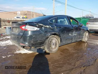 2014 Ford Fusion Titanium with VIN 3FA6P0K90ER336116, listed as a IAAI auction lot 41559792 with 132,852 mi miles. Bid and sale history available at carsss.com. Image 4.