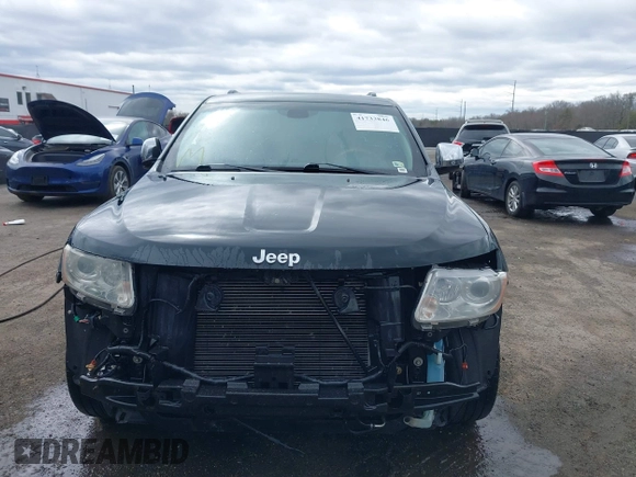 2013 Jeep Grand Cherokee Overland with VIN 1C4RJFCG8DC614542, listed as a IAAI auction lot 41733846 with 44,131 mi miles. Bid and sale history available at carsss.com. Image 12.