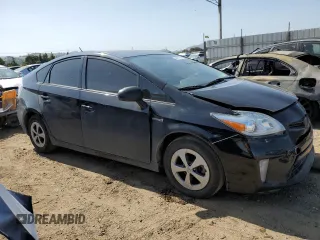 2013 Toyota Prius One with VIN JTDKN3DU9D5558916, listed as a Copart auction lot 54911185 with 143,311 mi miles and Salvage Title. Bid and sale history available at DreamBid. Image 4.