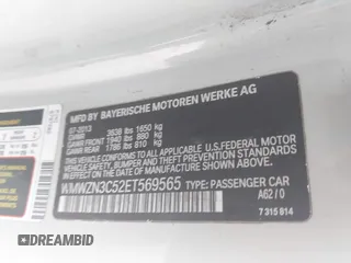 2014 MINI Convertible z VIN WMWZN3C52ET569565, wystawiony jako IAAI lot #42564988 z przebiegiem 66 035 mil mil oraz . Historia ofert i sprzedaży dostępna na DreamBid. Obrazek 9.
