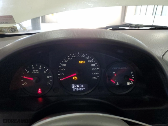 2005 Chevrolet Malibu with VIN 1G1ZS52F05F110074, listed as a Copart auction lot 43211165 with 275,464 mi miles and Salvage Title. Bid and sale history available at carsss.com. Image 9.