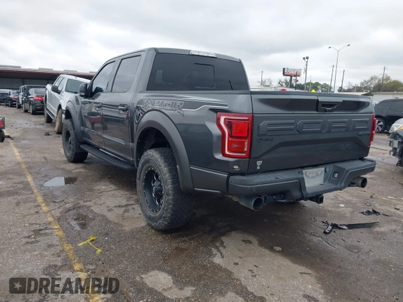 2020 Ford F-150 Raptor with VIN 1FTFW1RG0LFB66566, listed as a IAAI auction lot 41306076 with 92,596 mi miles and . Bid and sale history available at carsss.com. Image 3.