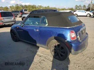 2012 MINI Convertible with VIN WMWZN3C54CT134060, listed as a Copart auction lot 43740175 with 71,818 mi miles and Salvage title. Bid and sale history available at DreamBid. Image 2.