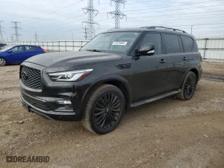 2018 Infiniti QX80 with VIN JN8AZ2NC3J9441423, listed as a Copart auction lot 47876664 with 63,659 mi miles. Bid and sale history available at carsss.com. Image 1.