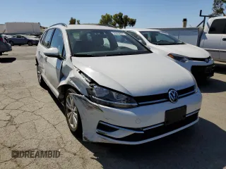 2019 Volkswagen Golf SportWagen S with VIN 3VW117AU6KM505369, listed as a Copart auction lot 58688604 with 30,636 mi miles and Salvage Title. Bid and sale history available at carsss.com. Image 4.