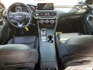2022 Genesis G70 2.0T with VIN KMTG34TA3NU099562, listed as a Copart auction lot 69646954 with 50,334 mi miles and Salvage Title. Bid and sale history available at carsss.com. Image 8.