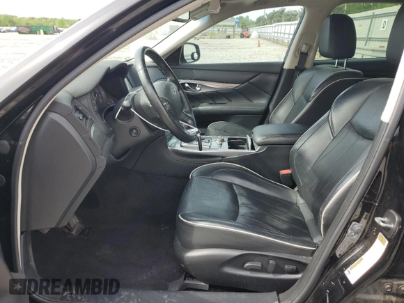 2017 Infiniti Q70 3.7 with VIN JN1BY1PRXHM210429, listed as a Copart auction lot 53617085 with 90,193 mi miles and Salvage title. Bid and sale history available at DreamBid. Image 7.