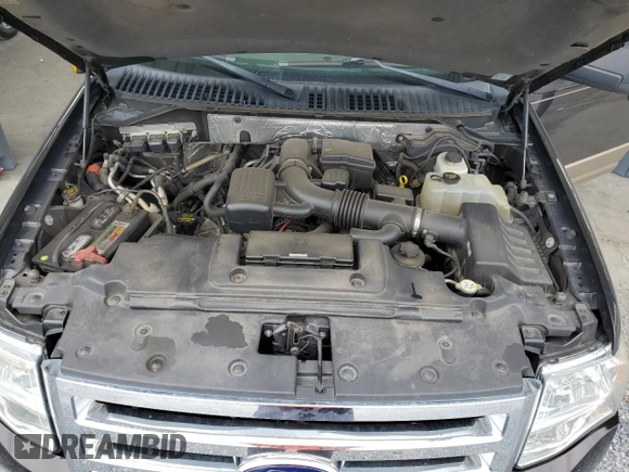 2013 Ford Expedition XLT with VIN 1FMJU1J57DEF42919, listed as a Copart auction lot 60502075 with 218,559 mi miles and Salvage title. Bid and sale history available at DreamBid. Image 12.