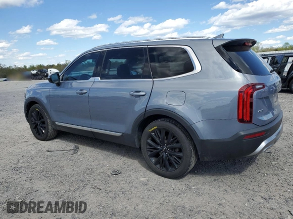 2020 Kia Telluride SX with VIN 5XYP5DHC4LG084960, listed as a Copart auction lot 53172905 with 74,757 mi miles and Salvage title. Bid and sale history available at DreamBid. Image 2.
