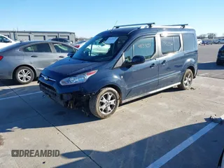 2015 Ford Transit Connect Wagon Titanium with VIN NM0GE9G75F1177148, listed as a IAAI auction lot 41035037 with 139,205 mi miles. Bid and sale history available at carsss.com. Image 18.