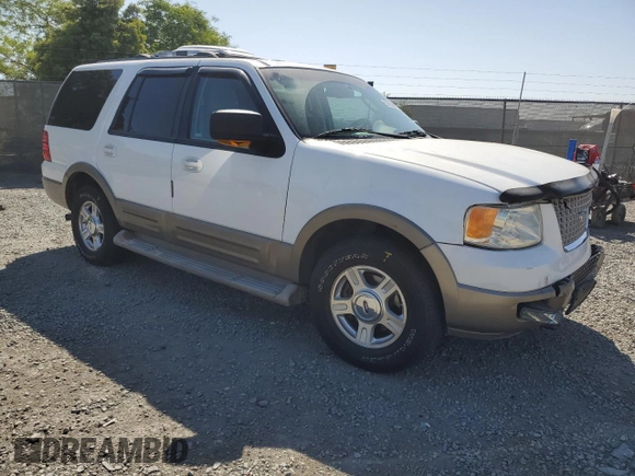 2004 Ford Expedition Eddie Bauer with VIN 1FMFU18L84LA80053, listed as a Copart auction lot 58858345 with 103,596 mi miles and Salvage title. Bid and sale history available at DreamBid. Image 4.