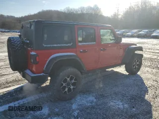 2022 Jeep Wrangler Unlimited Rubicon z VIN 1C4HJXFN1NW134502, wystawiony jako Copart lot #84514584 z przebiegiem 39 900 mil mil oraz Szkoda całkowita • Salvage title. Historia ofert i sprzedaży dostępna na DreamBid. Obrazek 3.