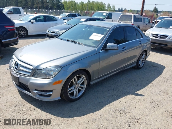 2013 Mercedes-Benz C-Class C 300 Sport with VIN WDDGF8AB7DG100594, listed as a IAAI auction lot 42108135 with 135,190 mi miles. Bid and sale history available at carsss.com. Image 17.