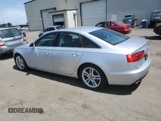 2012 Audi A6 Premium Plus with VIN WAUGGAFC8CN122689, listed as a Copart auction lot 61095835 with 102,668 mi miles and Clean title. Bid and sale history available at DreamBid. Image 2.