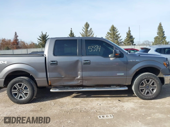 2011 Ford F-150 XLT with VIN 1FTFW1ET7BFC47792, listed as a IAAI auction lot 41765574 with 174,001 mi miles. Bid and sale history available at carsss.com. Image 13.