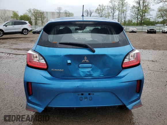 2021 Mitsubishi Mirage ES с VIN ML32AUHJ8MH000557, выставлен на аукционе Copart как лот 56660735 с пробегом 85 171 миль миль и Списание • Salvage title. История ставок и продаж доступна на DreamBid. Изображение 6.