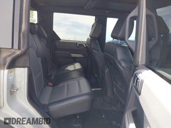 2023 Ford Bronco with VIN 1FMEE5DHXPLB22549, listed as a IAAI auction lot 42136020 with 54,383 mi miles and . Bid and sale history available at DreamBid. Image 8.