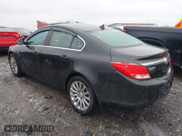 2011 Buick Regal CXL Turbo TO1 with VIN W04GV5EV0B1096141, listed as a IAAI auction lot 41511269 with 143,623 mi miles. Bid and sale history available at carsss.com. Image 3.