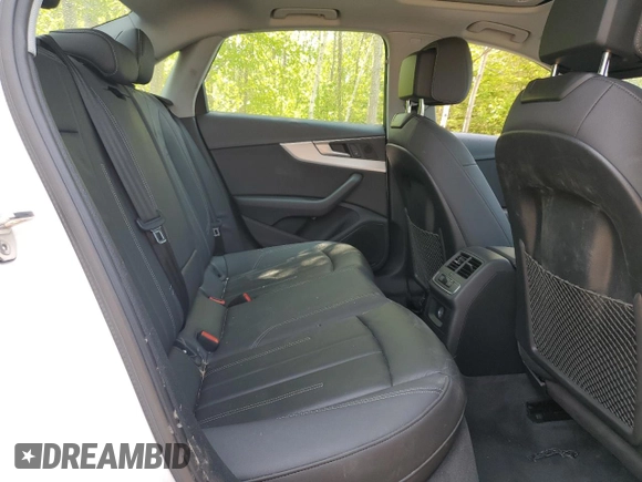 2020 Audi A4 Premium Plus with VIN WAUENAF48LA043648, listed as a Copart auction lot 58335355 with 33,101 mi miles and Salvage title. Bid and sale history available at DreamBid. Image 10.