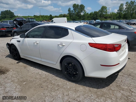 2015 Kia Optima LX with VIN KNAGM4A78F5596618, listed as a Copart auction lot 63429614 with 79,839 mi miles and Salvage Title. Bid and sale history available at carsss.com. Image 2.