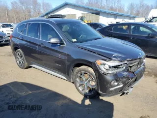 2016 BMW X1 xDrive28i with VIN WBXHT3Z3XG4A48655, listed as a Copart auction lot 46907095 with 59,845 mi miles and Salvage Title. Bid and sale history available at carsss.com. Image 4.