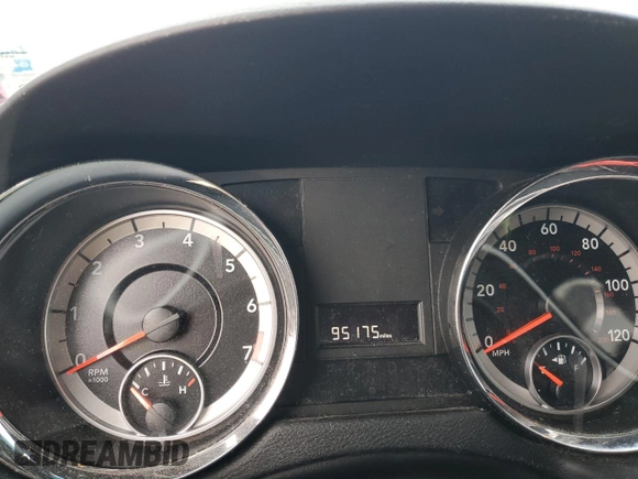 2015 Dodge Grand Caravan American Value with VIN 2C4RDGBG0FR636219, listed as a Copart auction lot 54527235 with 95,175 mi miles and Salvage Title. Bid and sale history available at DreamBid. Image 9.