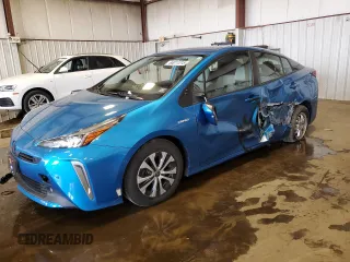 2022 Toyota Prius LE с VIN JTDL9MFU7N3040909, выставлен на аукционе Copart как лот 66011015 с пробегом 37 594 миль миль и Списание • Salvage title. История ставок и продаж доступна на DreamBid. Изображение 1.