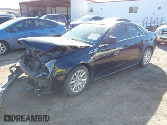 2011 Cadillac CTS Sedan Luxury with VIN 1G6DG5EY9B0127635, listed as a IAAI auction lot 41661852 with 124,199 mi miles. Bid and sale history available at carsss.com. Image 2.