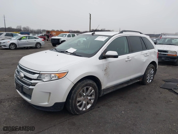 2014 Ford Edge SEL with VIN 2FMDK3J90EBA09244, listed as a IAAI auction lot 41548349 with 125,429 mi miles. Bid and sale history available at carsss.com. Image 17.