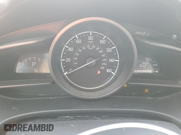2018 Mazda 3 Touring with VIN 3MZBN1L33JM205247, listed as a Copart auction lot 51902575 with 78,118 mi miles and Salvage Title. Bid and sale history available at DreamBid. Image 9.