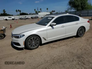 2019 BMW 5 Series 540i with VIN WBAJE5C58KWE66317, listed as a Copart auction lot 53038605 with 33,930 mi miles and Salvage title. Bid and sale history available at DreamBid. Image 1.