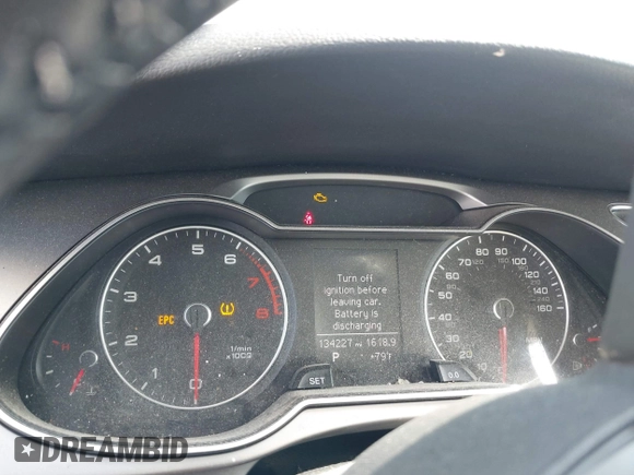 2015 Audi A4 Premium Plus with VIN WAUFFAFL4FN005467, listed as a IAAI auction lot 42079696 with 134,227 mi miles. Bid and sale history available at carsss.com. Image 7.