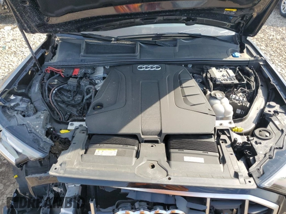 2021 Audi Q7 Premium Plus with VIN WA1LJAF79MD029476, listed as a Copart auction lot 54449405 with 57,876 mi miles and Salvage title. Bid and sale history available at DreamBid. Image 12.