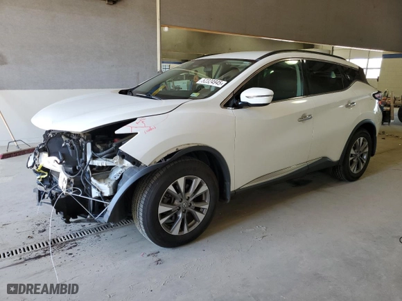 2016 Nissan Murano S with VIN 5N1AZ2MG6GN134405, listed as a Copart auction lot 52324945 with 113,034 mi miles and Salvage Title. Bid and sale history available at carsss.com. Image 1.