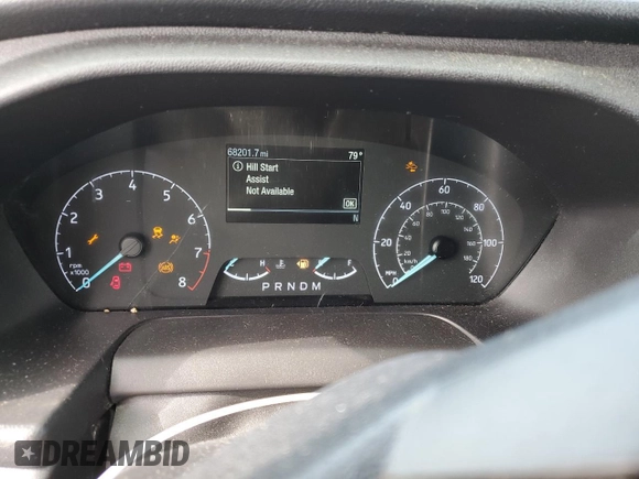 2020 Ford Transit Cargo with VIN 1FTBR3X85LKA72249, listed as a Copart auction lot 56999805 with 68,201 mi miles and Salvage Title. Bid and sale history available at DreamBid. Image 9.