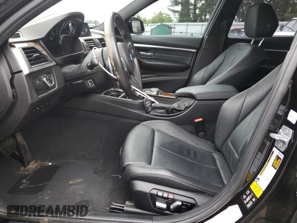 2018 BMW 3 Series 330i xDrive with VIN WBA8D9C58JEB34939, listed as a Copart auction lot 58673705 with 51,639 mi miles and Salvage title. Bid and sale history available at DreamBid. Image 7.