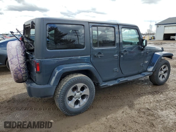 2016 Jeep Wrangler Unlimited Sahara with VIN 1C4BJWEG9GL207218, listed as a Copart auction lot 53645295 with 158,878 mi miles and Non repairable. Bid and sale history available at DreamBid. Image 3.