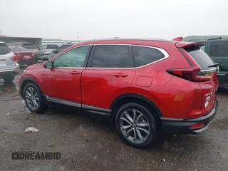 2021 Honda CR-V Touring with VIN 2HKRW2H9XMH663315, listed as a IAAI auction lot 42188893 with 26,203 mi miles and . Bid and sale history available at DreamBid. Image 14.