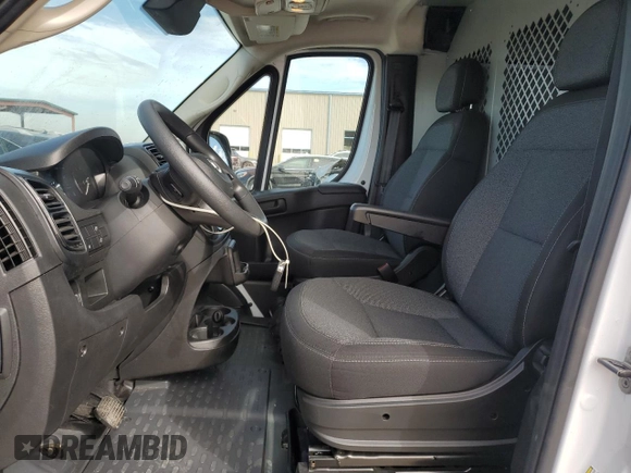 2023 Ram ProMaster Cargo with VIN 3C6LRVAG9PE545344, listed as a Copart auction lot 82880464 with 11,568 mi miles and Clean Title. Bid and sale history available at DreamBid. Image 7.