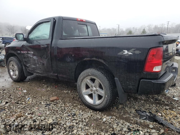 2012 Ram 1500 Express with VIN 3C6JD7ATXCG278339, listed as a Copart auction lot 45185215 with 122,129 mi miles and Salvage Title. Bid and sale history available at carsss.com. Image 2.