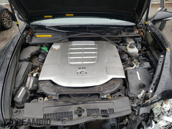 2010 Lexus LS 460 with VIN JTHCL5EF6A5007228, listed as a Copart auction lot 45401605 with 164,195 mi miles and Salvage title. Bid and sale history available at DreamBid. Image 11.