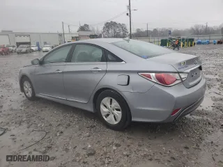 2014 Hyundai Sonata Hybrid with VIN KMHEC4A4XEA116695, listed as a Copart auction lot 42571905 with 126,066 mi miles and Salvage Title. Bid and sale history available at carsss.com. Image 2.