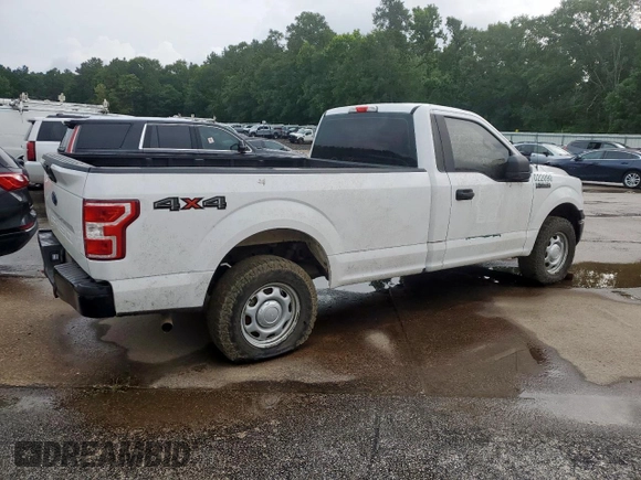 2018 Ford F-150 XL with VIN 1FTMF1EB1JKF31357, listed as a Copart auction lot 58896235 with Not provided miles and Clean title. Bid and sale history available at DreamBid. Image 3.