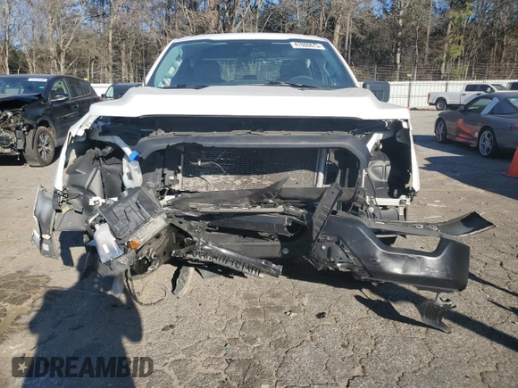 2022 Ford F-150 XL with VIN 1FTEX1CBXNKF01283, listed as a Copart auction lot 47600675 with 53,189 mi miles and Salvage title. Bid and sale history available at DreamBid. Image 5.