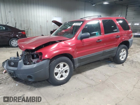 2006 Ford Escape XLT with VIN 1FMCU03106KA18187, listed as a Copart auction lot 56409005 with 112,310 mi miles and Non repairable. Bid and sale history available at DreamBid. Image 1.