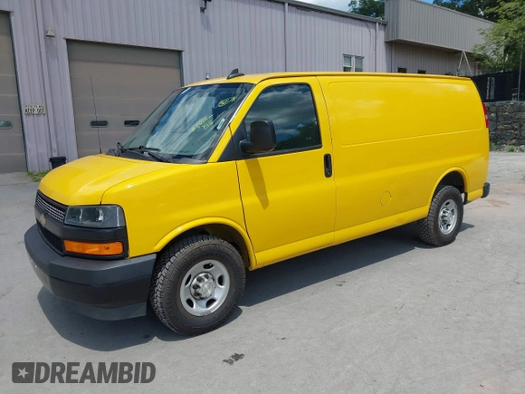2021 Chevrolet Express Cargo with VIN 1GCWGAFP8M1175144, listed as a IAAI auction lot 42815392 with 57,298 mi miles and . Bid and sale history available at DreamBid. Image 21.