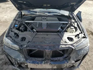 2023 BMW X3 M with VIN 5YM13EC02P9R76895, listed as a Copart auction lot 44812685 with 17,257 mi miles and Salvage Title. Bid and sale history available at carsss.com. Image 12.